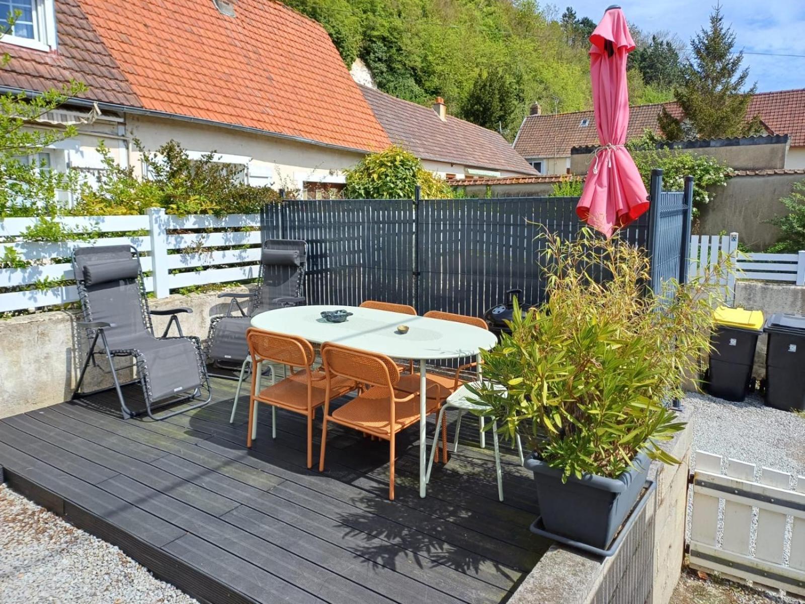 Agréable maison 3* en bord de mer Dieppe Esterno foto