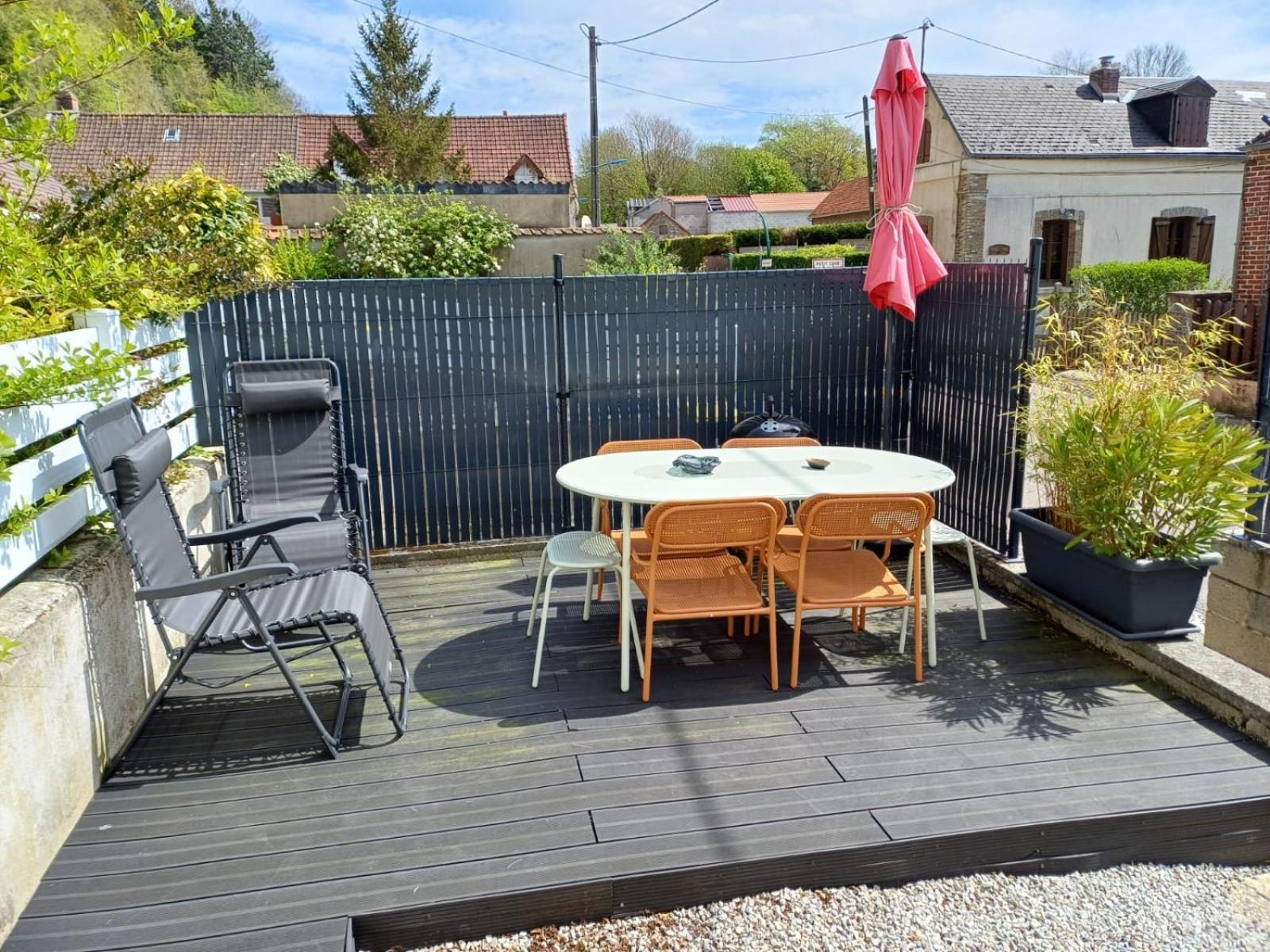 Agréable maison 3* en bord de mer Dieppe Esterno foto